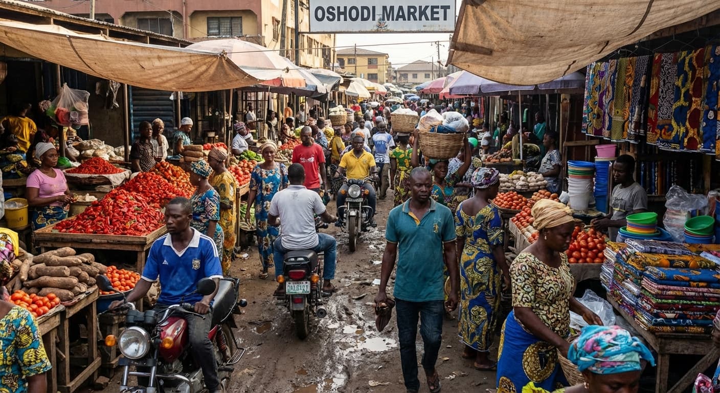 Community Market Scene